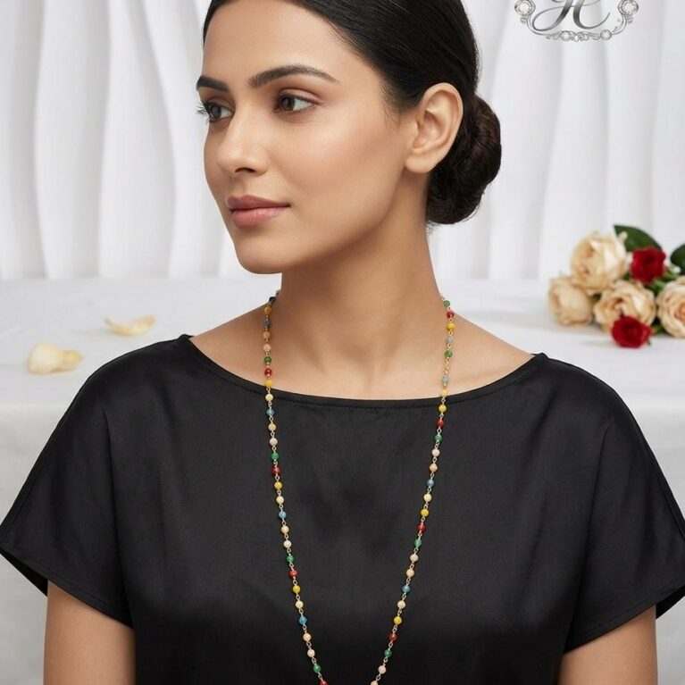 8 Pidi Multi Gems Stone Mala
