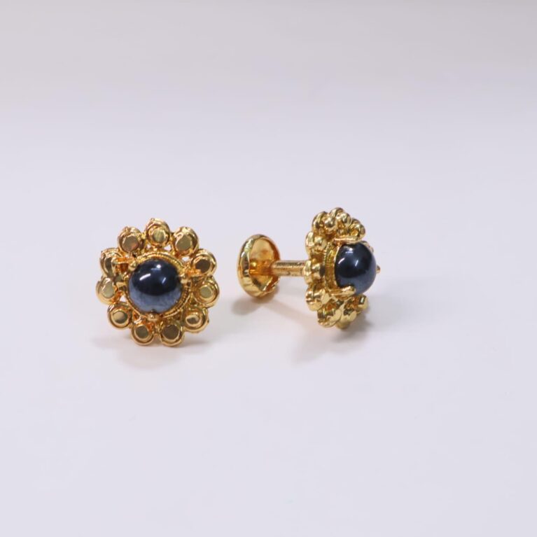Midnight Bloom Studs