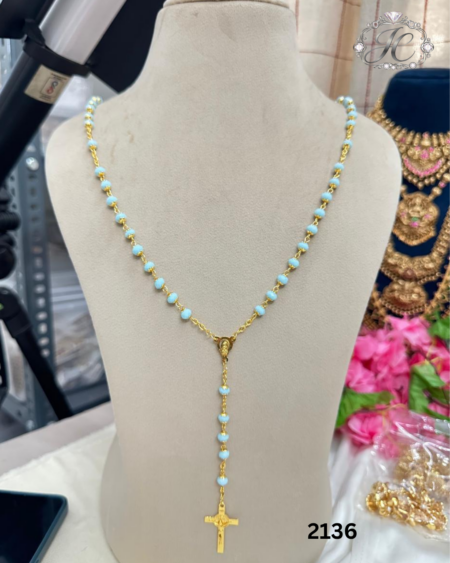 Rosary (Kontha)- Sky Blue