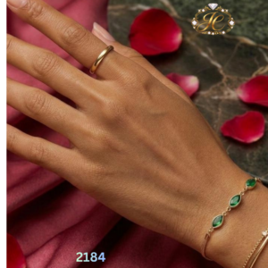 Green Trio Chain Bracelet