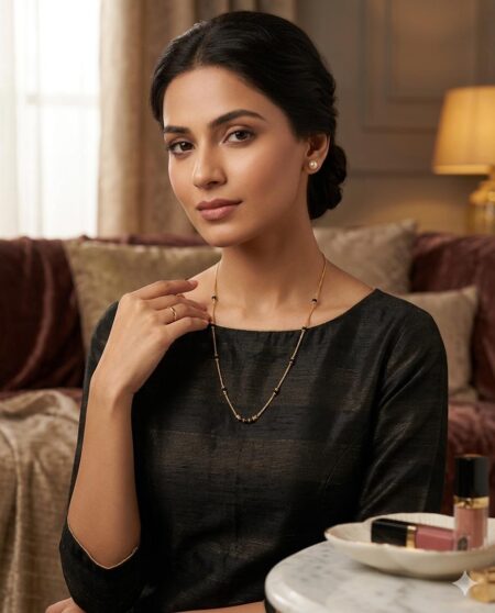 Simple Wear Non-Idol Mangalsutra Style Chain