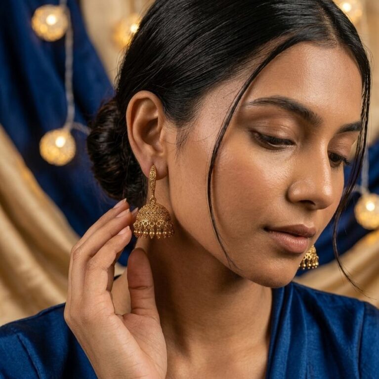 Gold Replica Jhumka