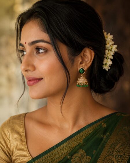 Emerald Grace Jhumka