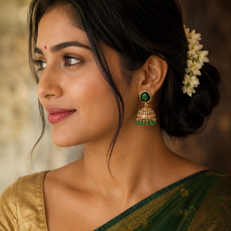 Emerald Grace Jhumka