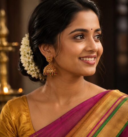 Navaratna Bloom Jhumka