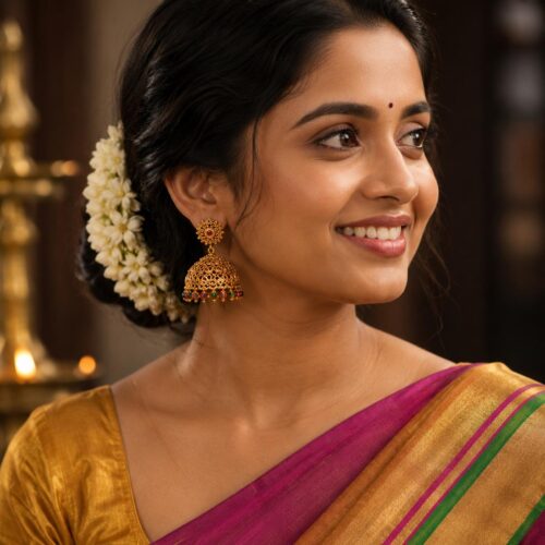 Navaratna Bloom Jhumka