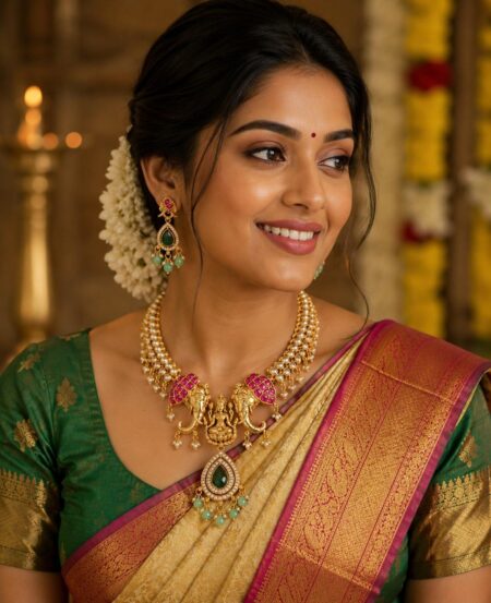 Gaja Lakshmi Hasli Set