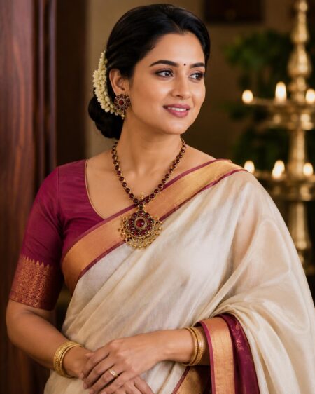  Rudrani Ruby Attigai Set
