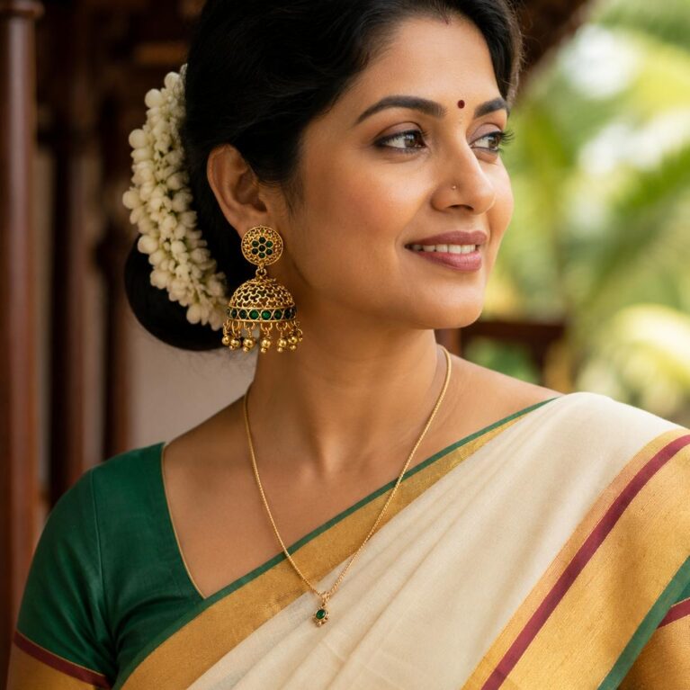 Emerald Royale Jhumka