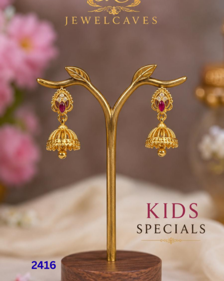 Ruby Blossom Kids Jhumka