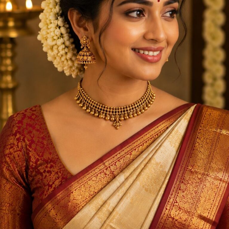 Antique Temple Lakshmi Choker Set